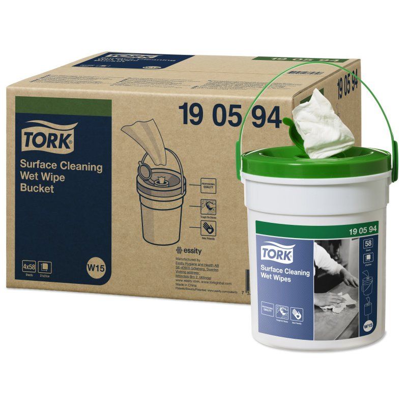 Tork 190594 surface preparation wipe White
