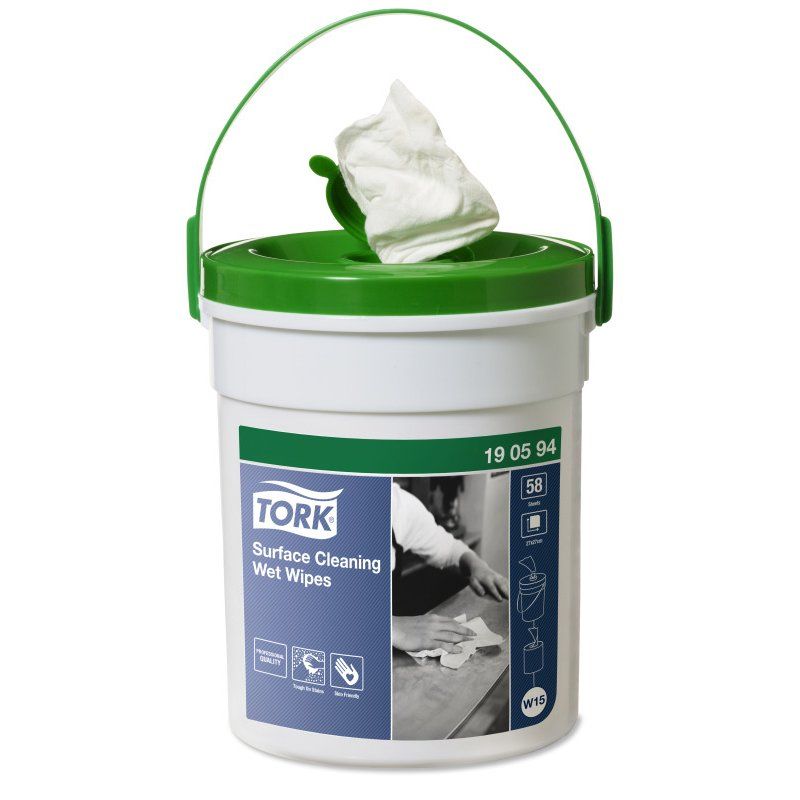 Tork 190594 surface preparation wipe White