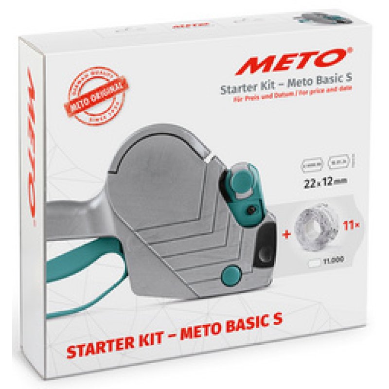 METO Étiqueteuse de prix Basic S 822, kit de démarrage