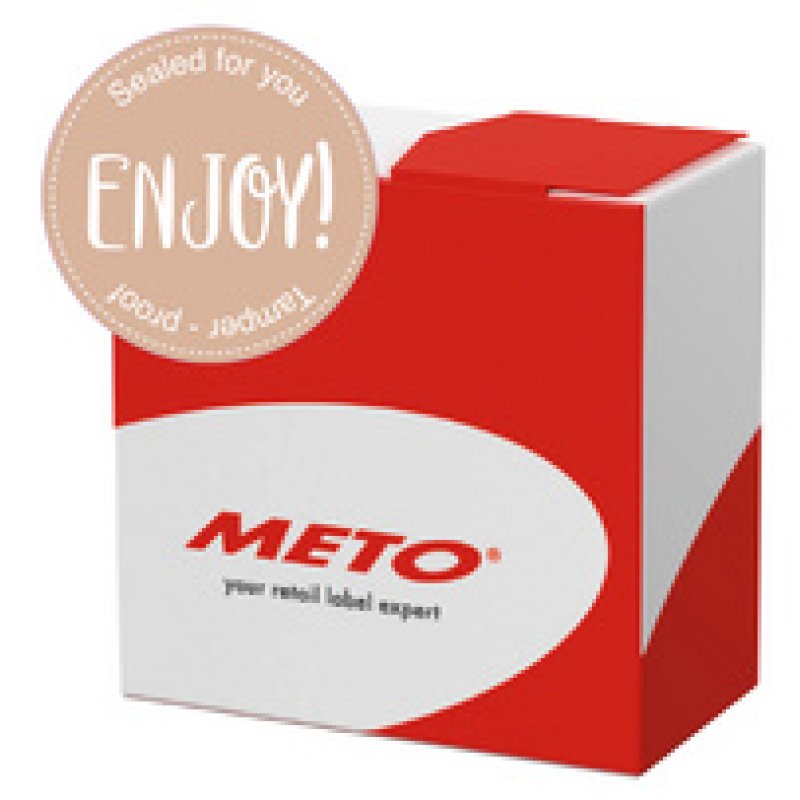 METO Etiquette autocollante "Herz - Sealed for you"