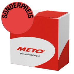 METO Aktionsetiketten "SONDERPREIS", rot / schwarz