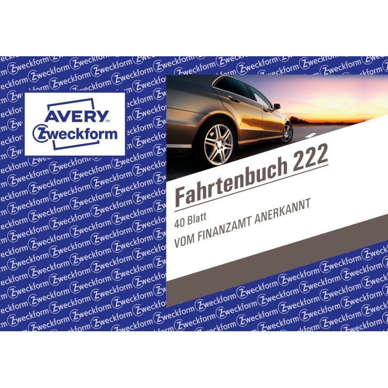 AVERY Zweckform Formularbuch "Fahrtenbuch", A6 quer