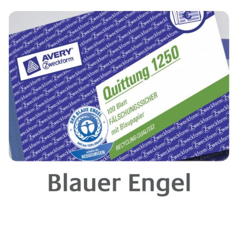 AVERY Zweckform Formularbuch "Ausgabebeleg", A6 quer, gelb