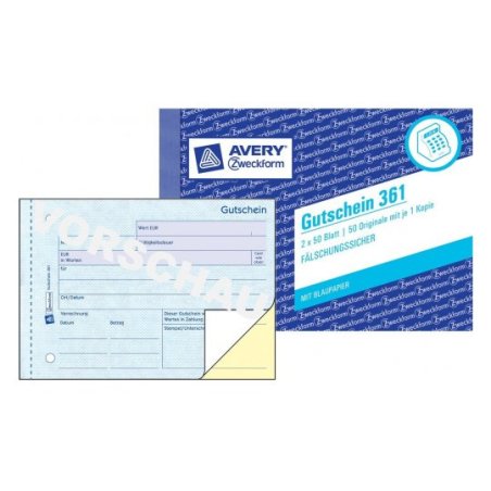 Avery 361 ticket 100 pc(s)