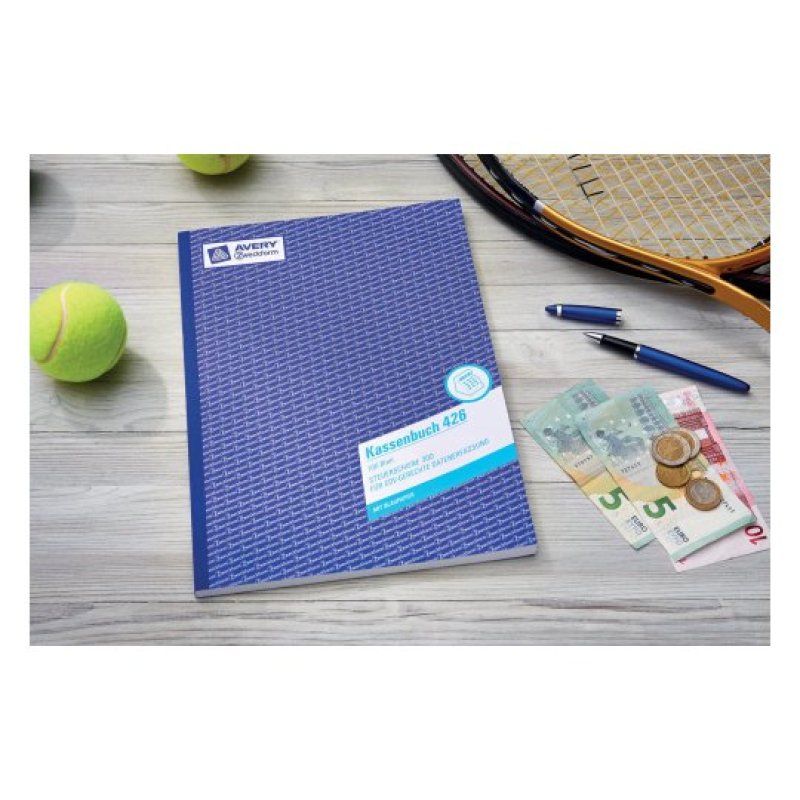 Avery 426 livre d'administration Bleu, Blanc