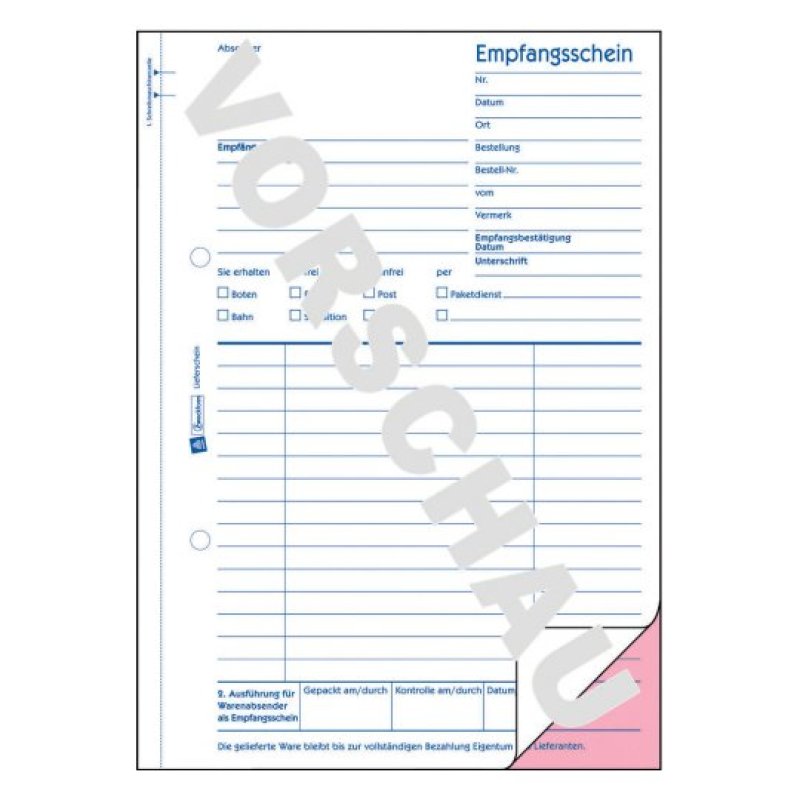 Avery 726 administration book Blue, White