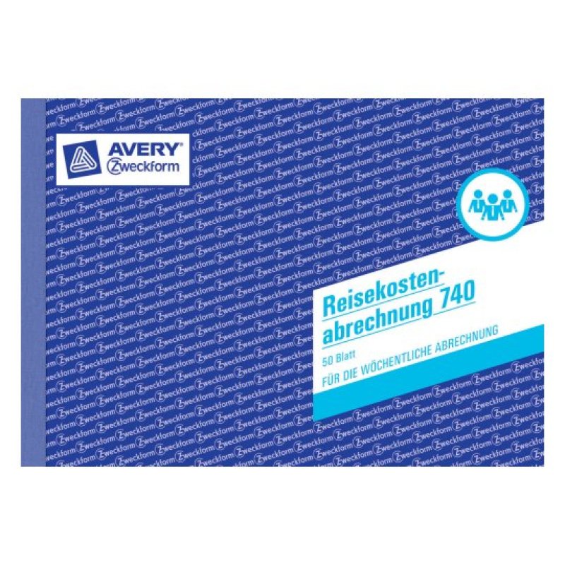 Avery 740 administration book Blue, White