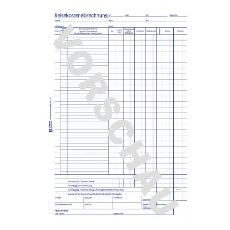 Avery 741 administration book Blue, White