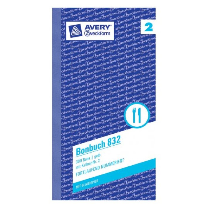 Avery 832 ticket et rouleau de tickets 300 pièce(s)