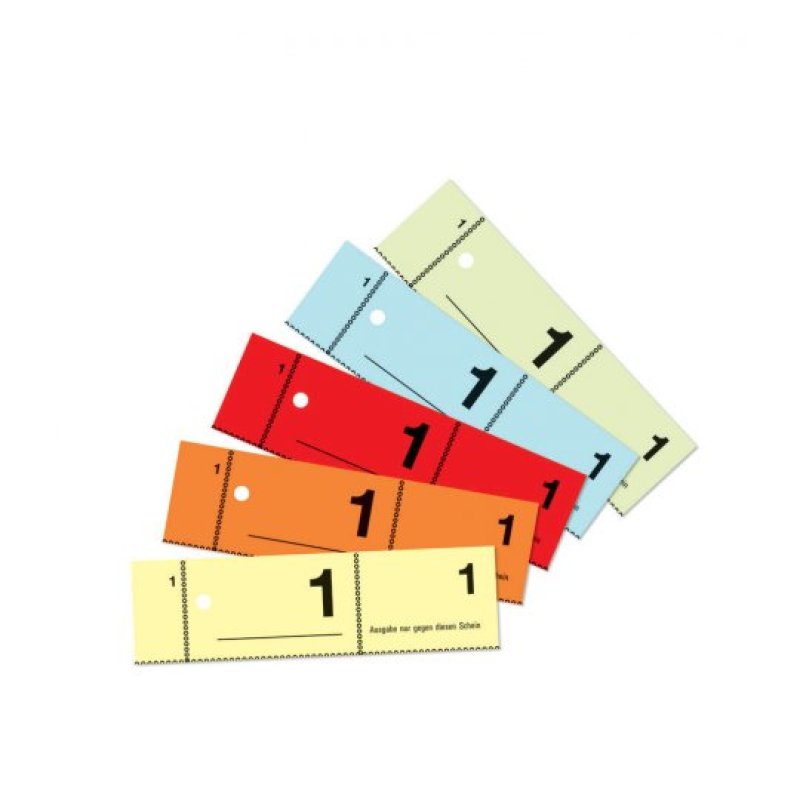 Avery 867 ticket et rouleau de tickets 100 pièce(s)