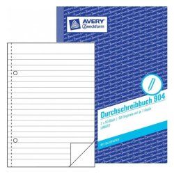 Avery 904 bloc-notes A5 50 feuilles Bleu, Blanc