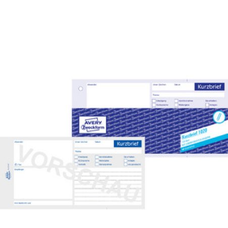 AVERY Zweckform Formularbuch "Was war inzwischen", A6