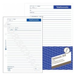 AVERY Zweckform Formularbuch "Telefonnotiz", A5, 50 Blatt