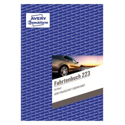 AVERY Zweckform Formularbuch "Fahrtenbuch", A5, 40 Blatt