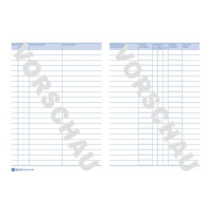 Avery 223 administration book Blue, White