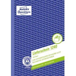 Avery 1240 formulaire et livre de comptabilité A5 100 pages