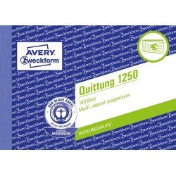 Avery 1250 formulaire et livre de comptabilité A6 100 pages