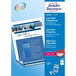 Avery 1298Z printing paper A4 (210x297 mm) Gloss 200 sheets White