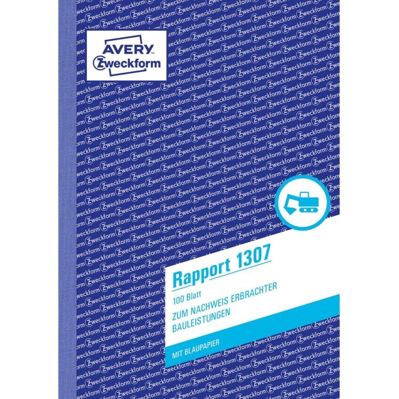 Avery 1307 accounting form/book A5 100 pages