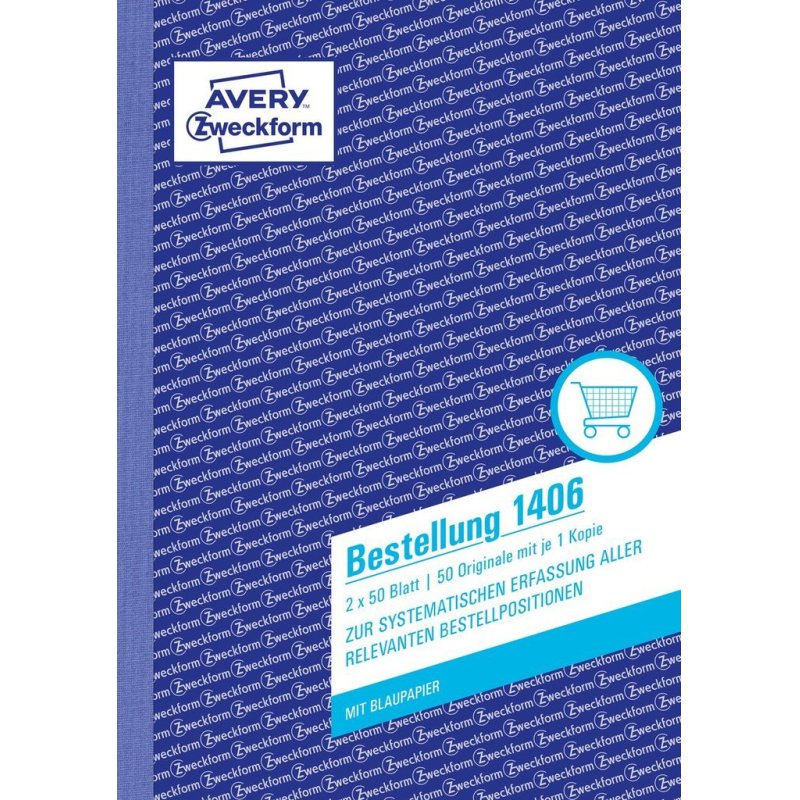 Avery 1406 accounting form/book A5 50 pages