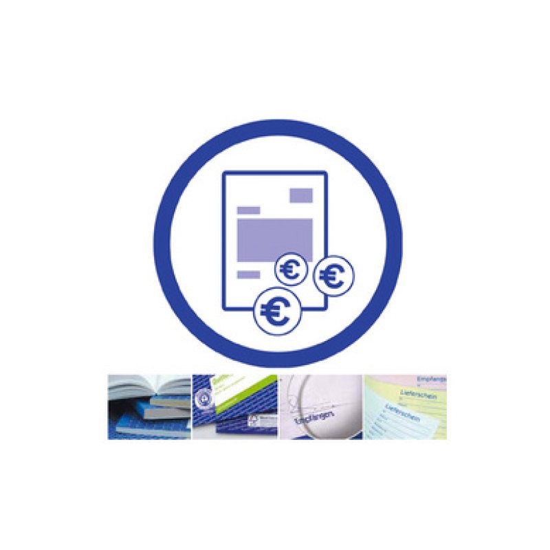 AVERY Zweckform Formularbuch "Rechnung", SD, 2 x 40 Blatt