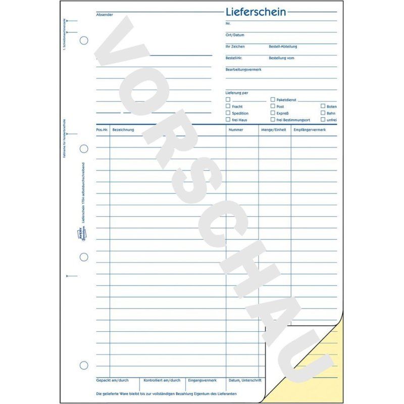 Avery 1724 accounting form/book A4 40 pages