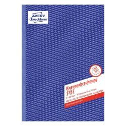 Avery 1757 formulaire et livre de comptabilité A4 40 pages