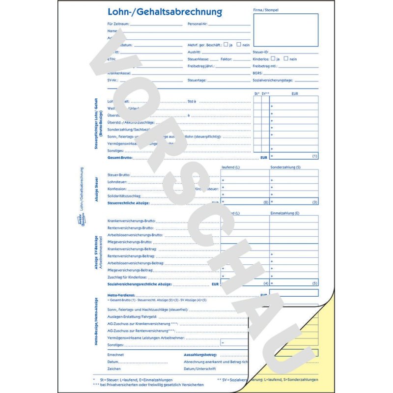 Avery 1759 accounting form/book A4 40 pages