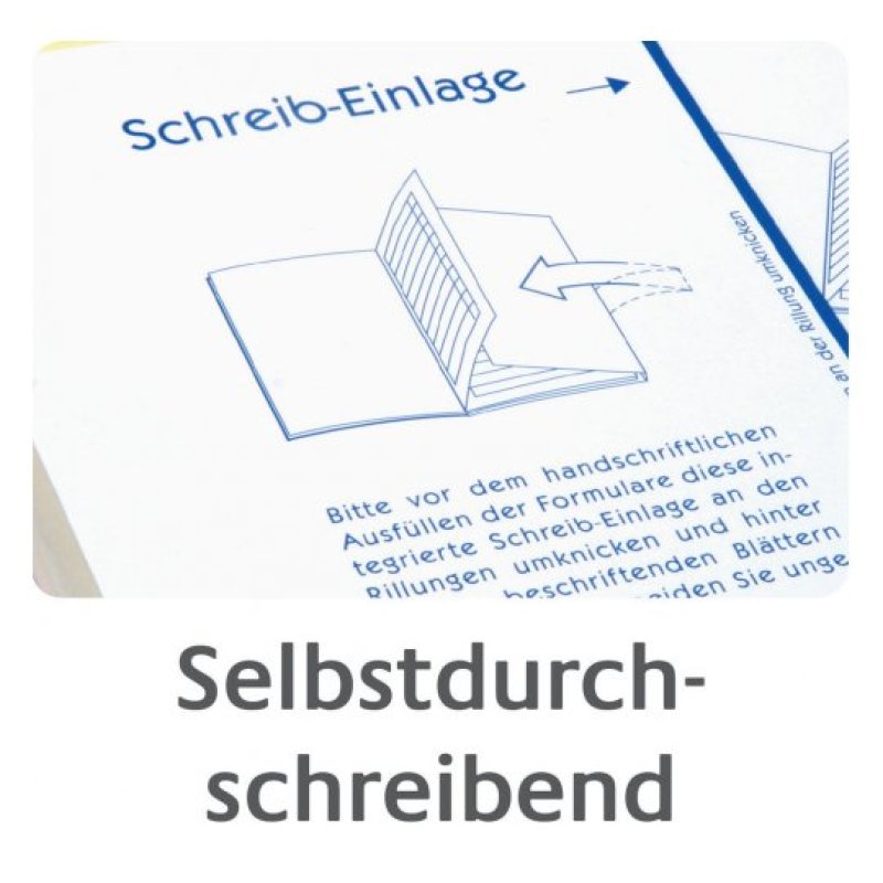 AVERY Zweckform Formularbuch "Rapport/Regiebericht", SD, A5