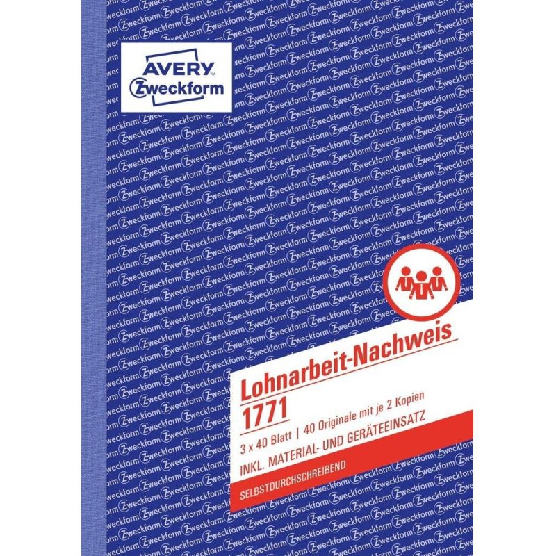 AVERY Zweckform Formularbuch "Lohnarbeit-Nachweis", SD, A5
