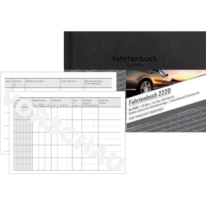 Avery 222D formulaire et livre de comptabilité A6 48 pages