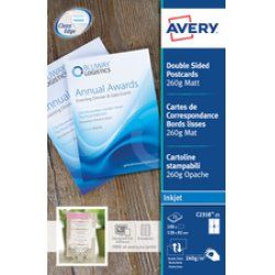 AVERY Cartes de correspondance, 128 x 82 mm