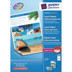 Avery 2798Z photo paper A4 White Gloss