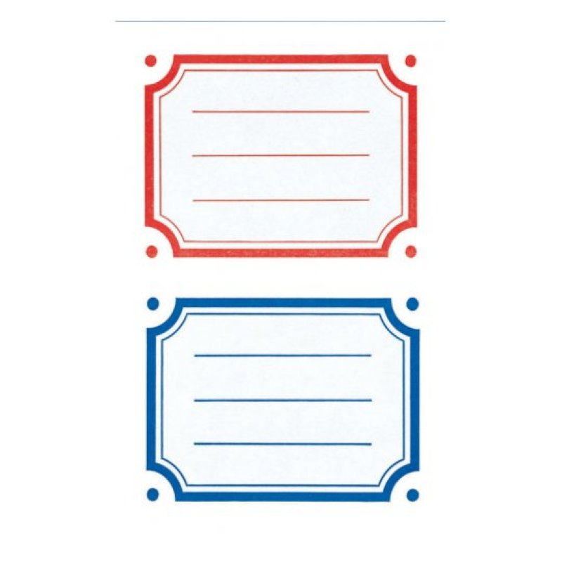 Avery 3026 self-adhesive label Permanent Blue, Green, Red, White, Yellow 6 pc(s)