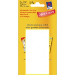 AVERY Zweckform Etiquette multi-usage, 98 x 51 mm, blanc