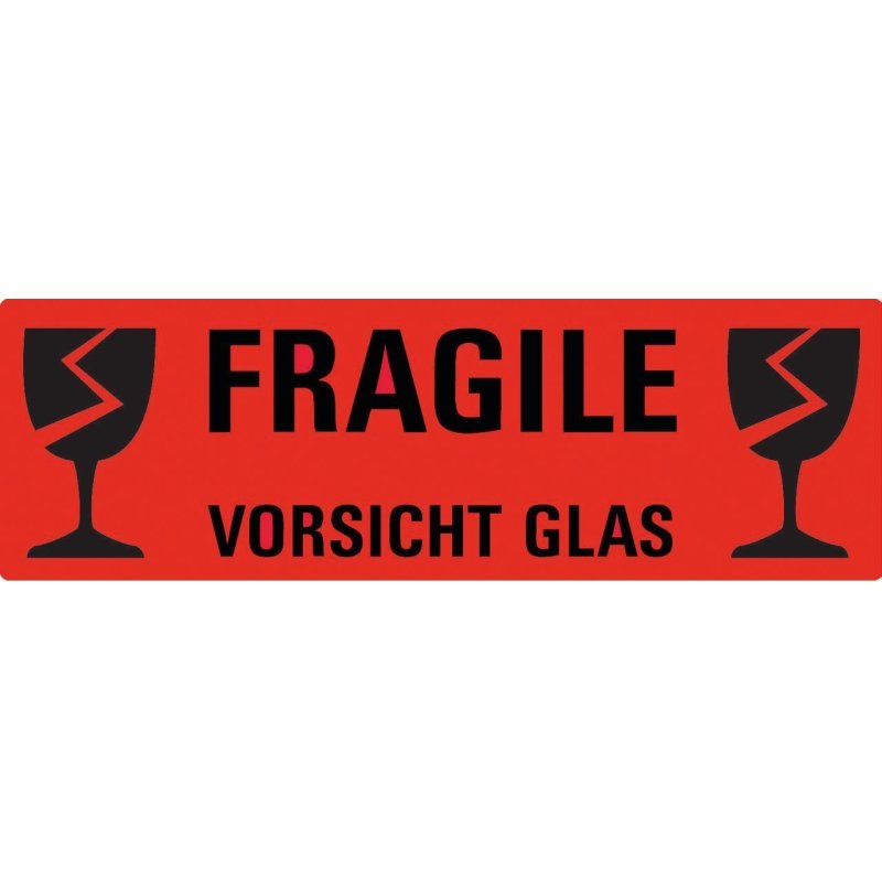AVERY Zweckform étiquette de signalisation "Vorsicht Glas",