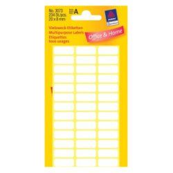 Avery 3073 self-adhesive label White 234 pc(s)