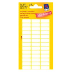 AVERY Zweckform Etiquette multi-usage, 20 x 8 mm, blanc