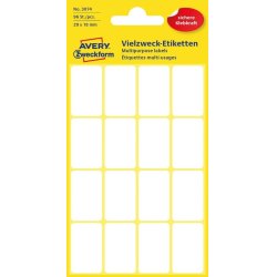 AVERY Zweckform Etiquette multi-usage, 29 x 18 mm, blanc
