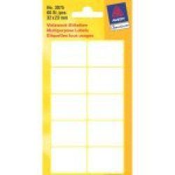 Avery Multipurpose Labels, White 32 x 23 self-adhesive label 60 pc(s)