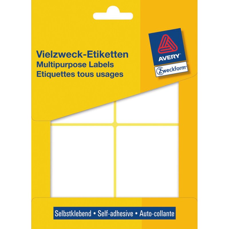 AVERY Zweckform Etiquette multi-usage, 80 x 54 mm, blanc