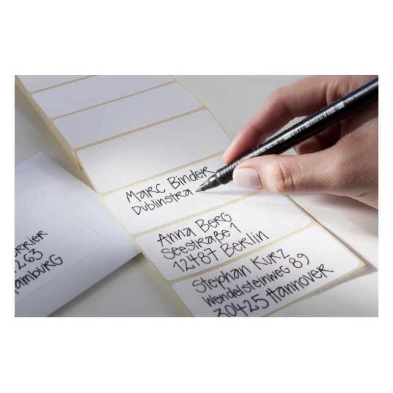 Avery 3350 self-adhesive label Rounded rectangle Permanent White 240 pc(s)