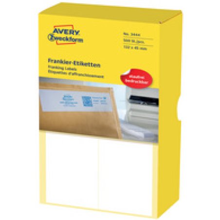 AVERY Zweckform Etiquette à affranchir, 132 x 45 mm, double