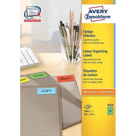 AVERY Zweckform Etiquette universelle, 105 x 37 mm, vert