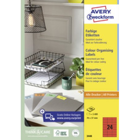 AVERY Zweckform Etiquette universelle, 105 x 148 mm, vert