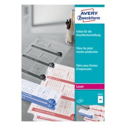 AVERY Zweckform Film pour formes d'impression, A4
