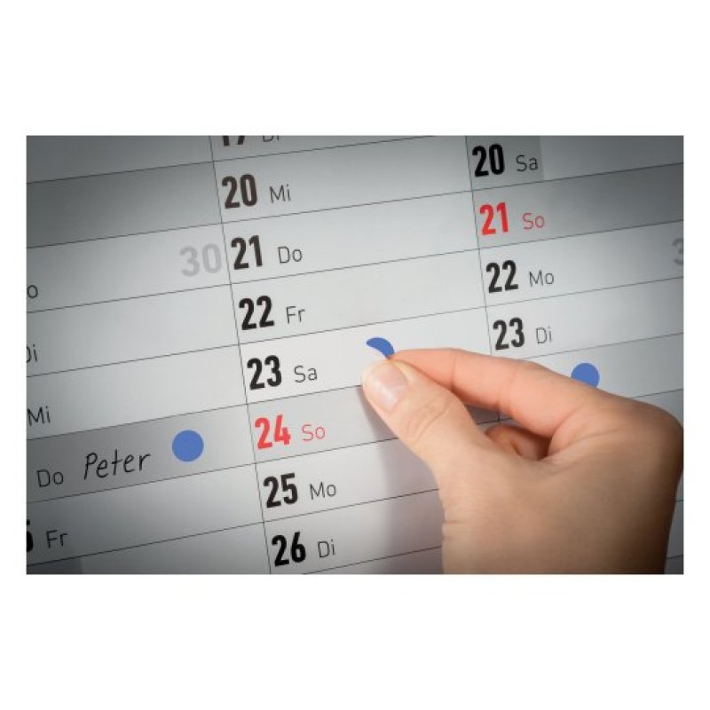 AVERY Zweckform Pastille de couleur, enlevable, 8 mm, bleu