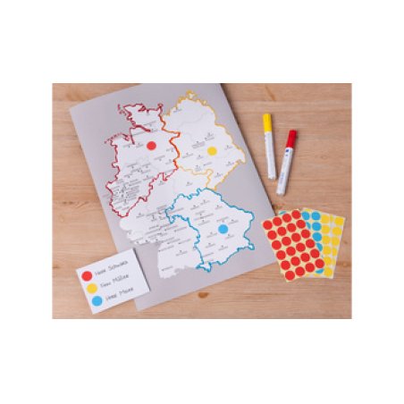 AVERY Zweckform Pastille de couleur, enlevable, 18 mm, rouge