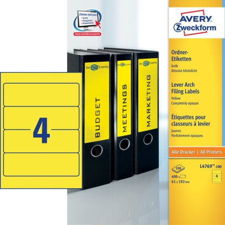 Avery Filing Labels, Wide
