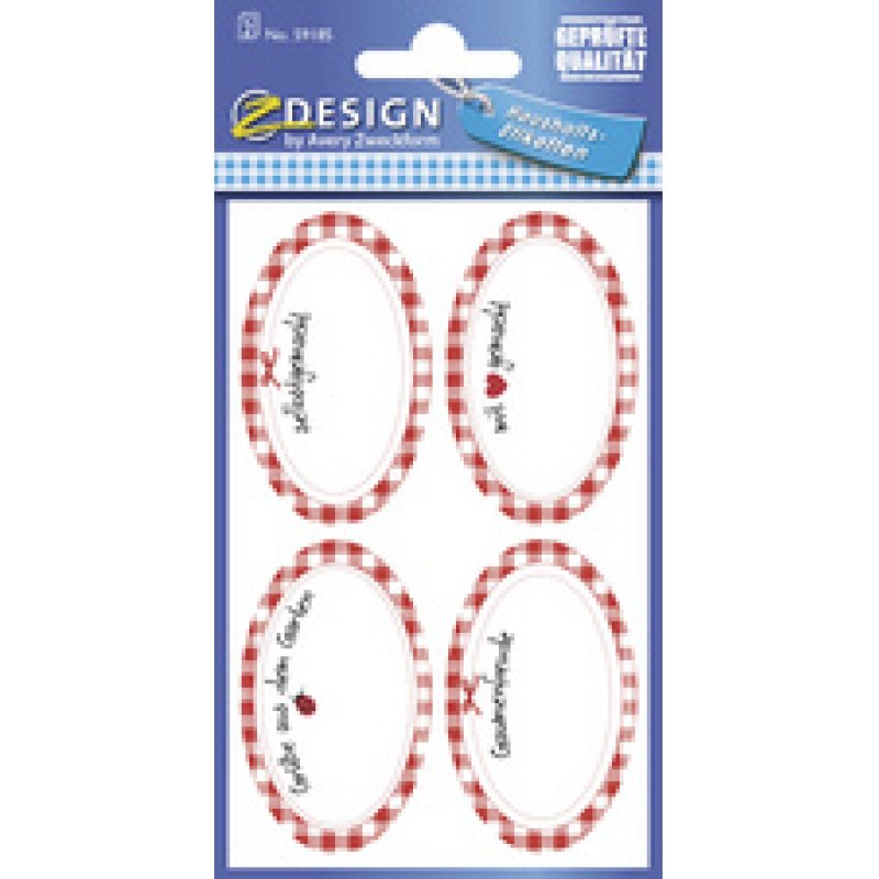 AVERY Zweckform Z-Design Etiquettes pour ménage "Obst"